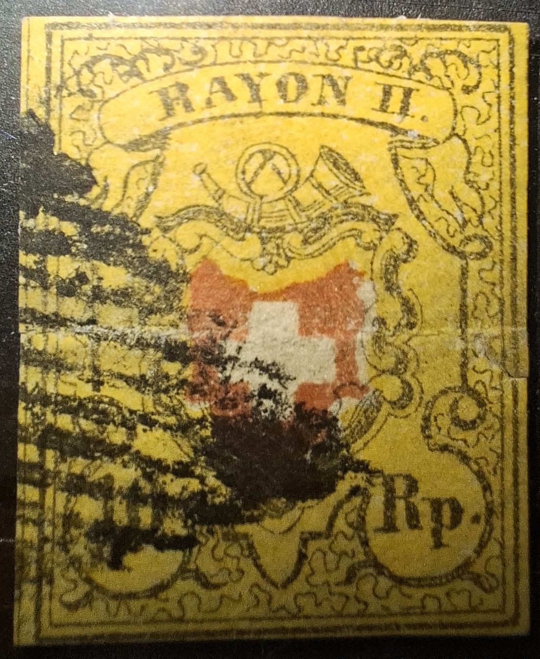 Tutti i francobolli: Rayon 16II Typ 18 E - RU Kat. 200.- mängel – Usato da Balgach venduto da SIMEON27
