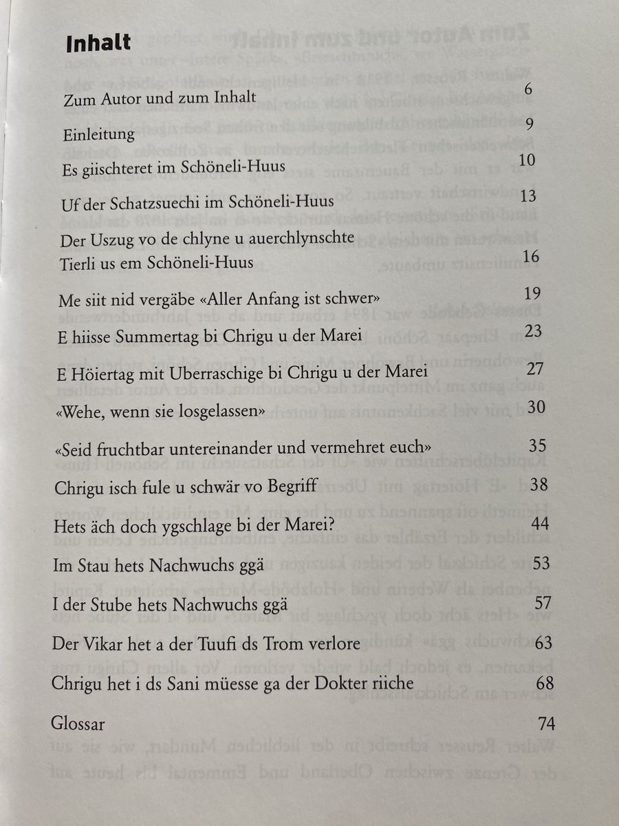 Libri: Ds Schöneli-Huus  - Walter Reusser – Usato da Schwarzenburg venduto da Michellu 5