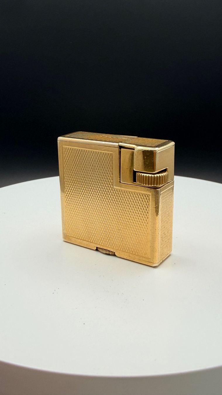 Dunhill Feuerzeuge: Briquet Dunhill Squareboy savory – Gebraucht aus Onex von Blessup