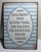 Blechlschild mit Spruch