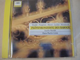 Flötenkonzerte des Barock - Vivaldi, Nicolet Pergolesi CD