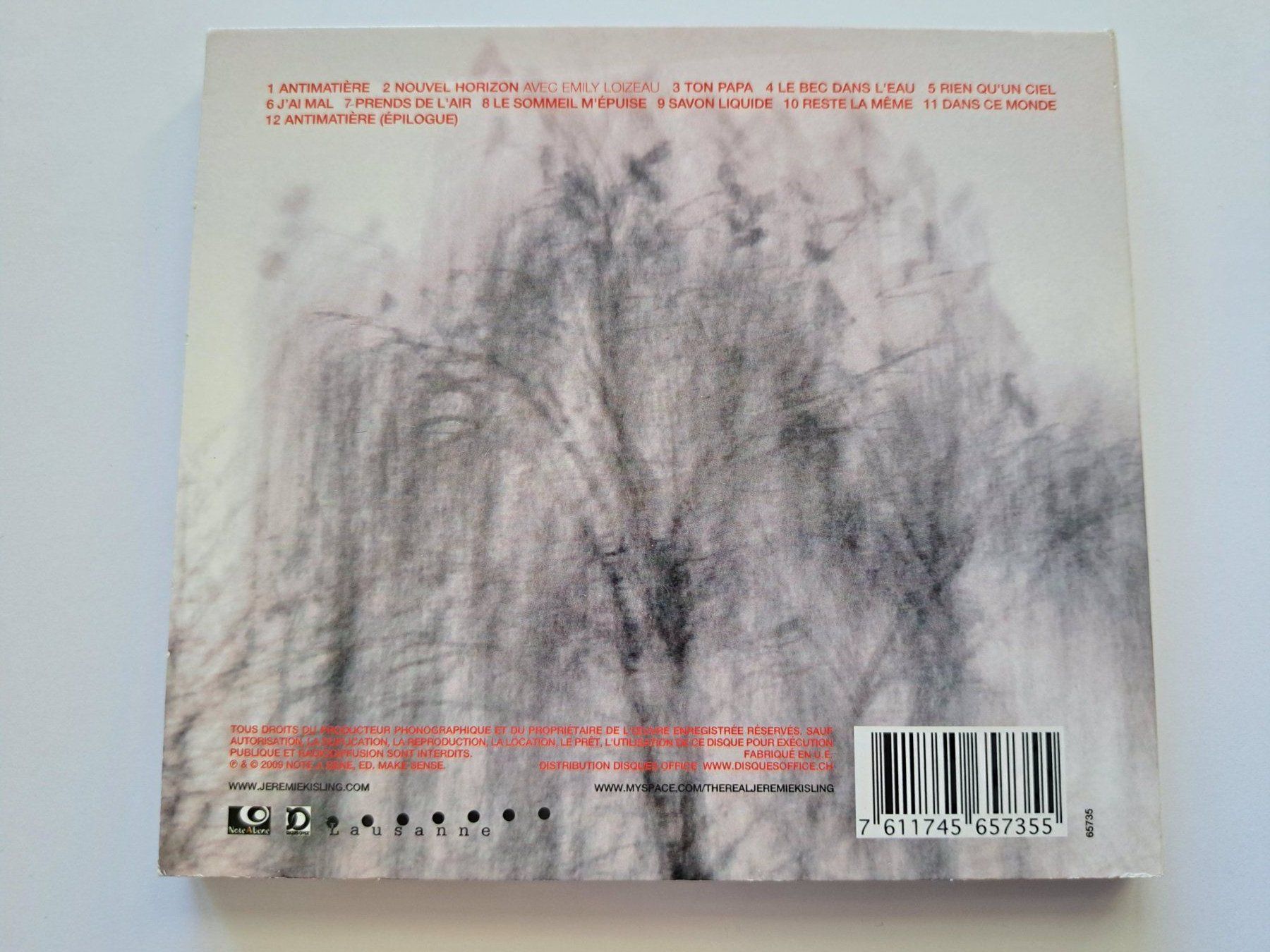 CDs: Cd Jérémie Kisling - Antimatière – Gebraucht aus Pully von bro_n52j 1