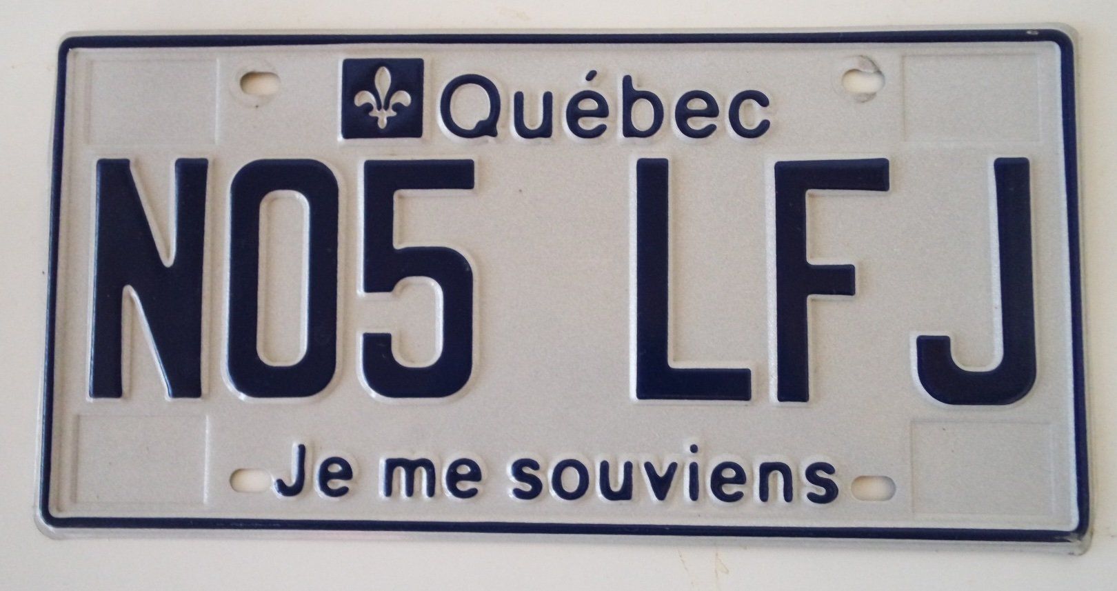 Schilder: Autoschild Plaque immatriculation Targa Québec Canada – Gebraucht aus Castelrotto von sepiadesign