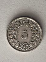 Abart 5 Rp. 1929 mit vielen Stempelrissen