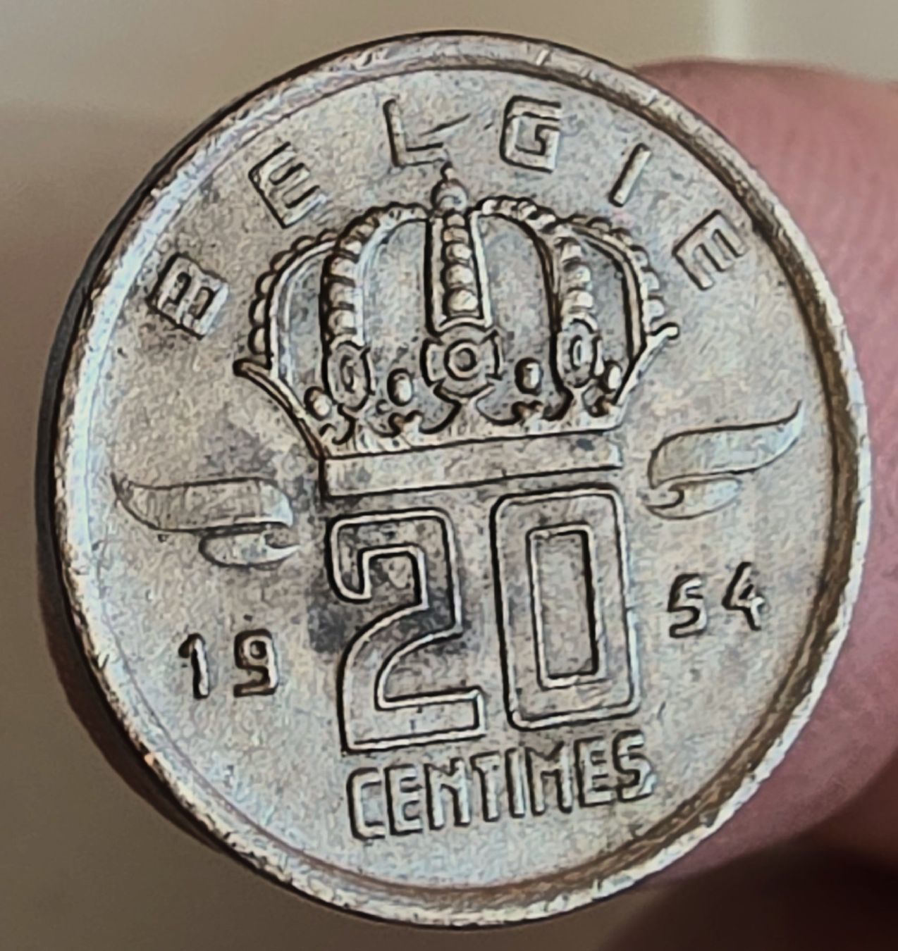 Tutti le monete: BELGIEN 20 CENTIMES 1954 – Usato da winterthur venduto da CoinPassion 1