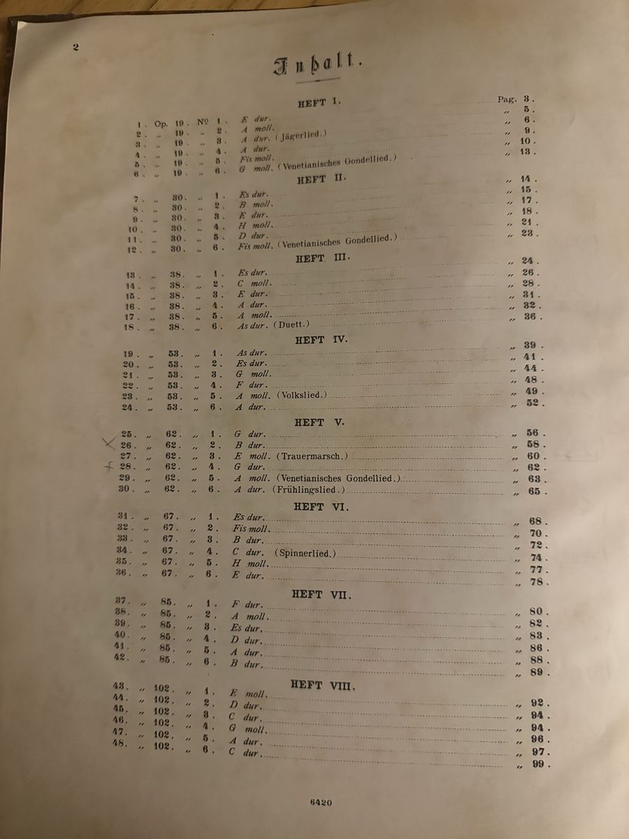 Libri: Noten Mendelssohn Klavier – Usato da Urdorf venduto da robobespannung 2