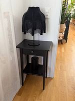 Ikea Blästan Nachttisch Schwarz