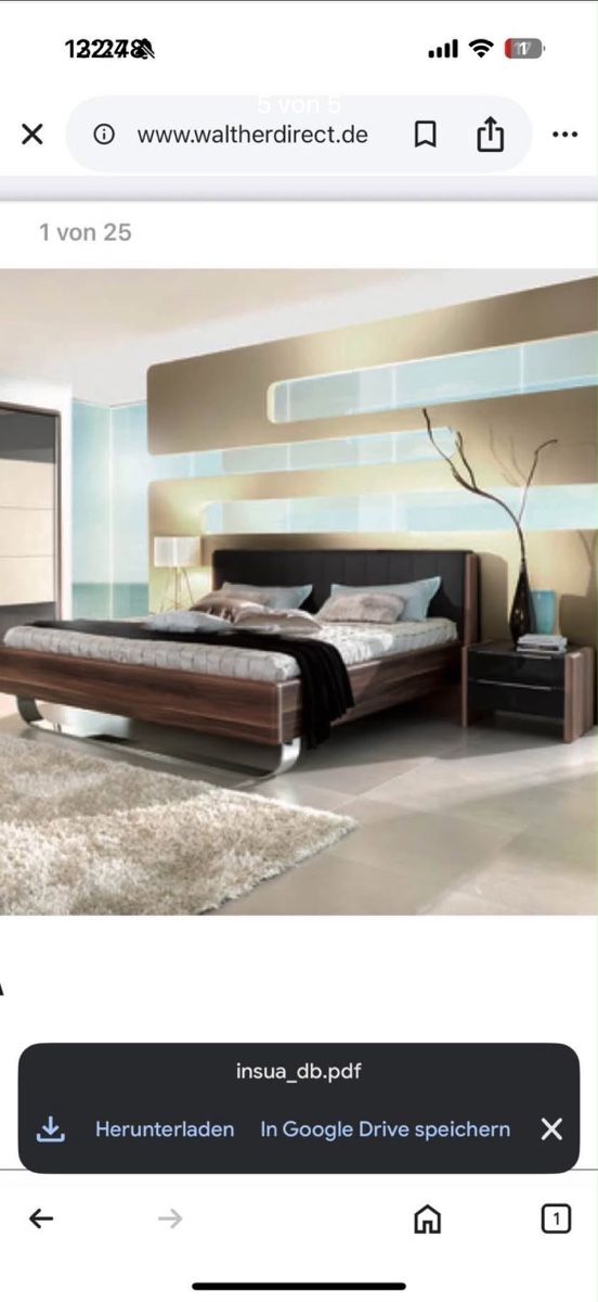 Letti: Designerbett mit Kommoden und Lattenrost von Insua – Usato da Zürich venduto da cakky 4