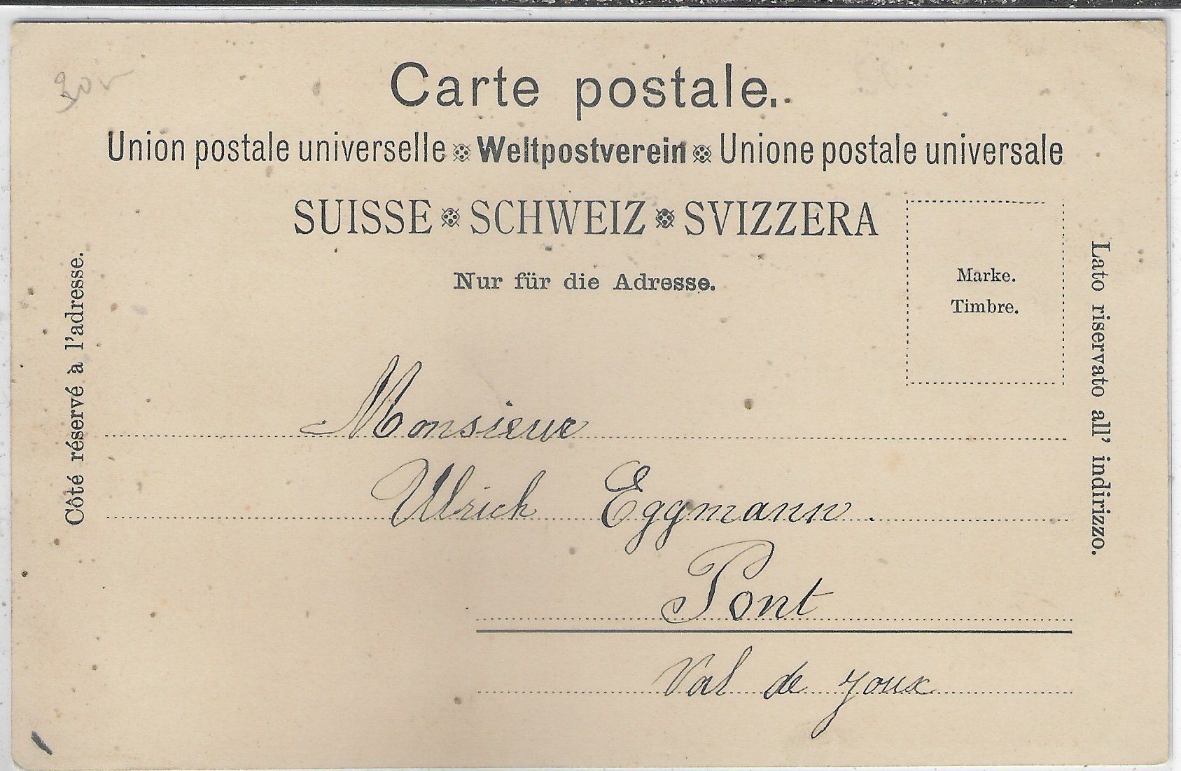 Cartes postales: Le Sentier - animee - Litho – D'occasion à Ettingen par Kartenplanet 1