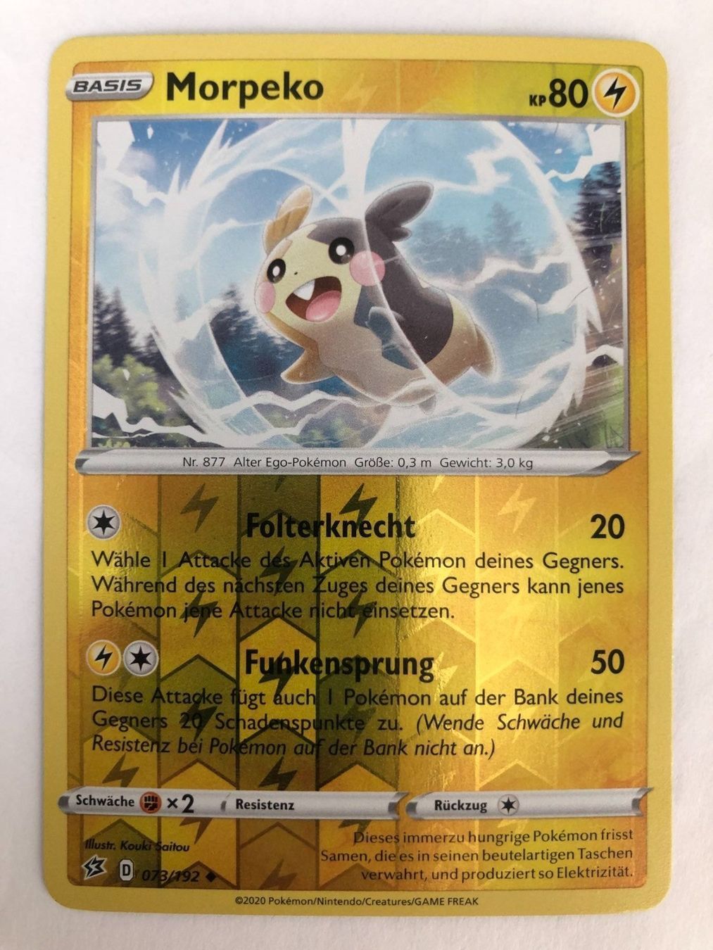 Pokémon Carte collezionabili: Morpeko - Reverse Holo - Pokemon TCG – Nuovo (secondo la descrizione) da Nussbaumen AG venduto da Pika-Shop