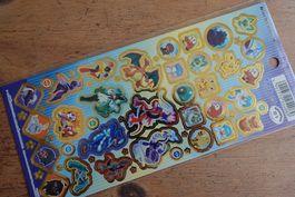 Stickerbogen Sticker - Pokemon Pikachu Diverse