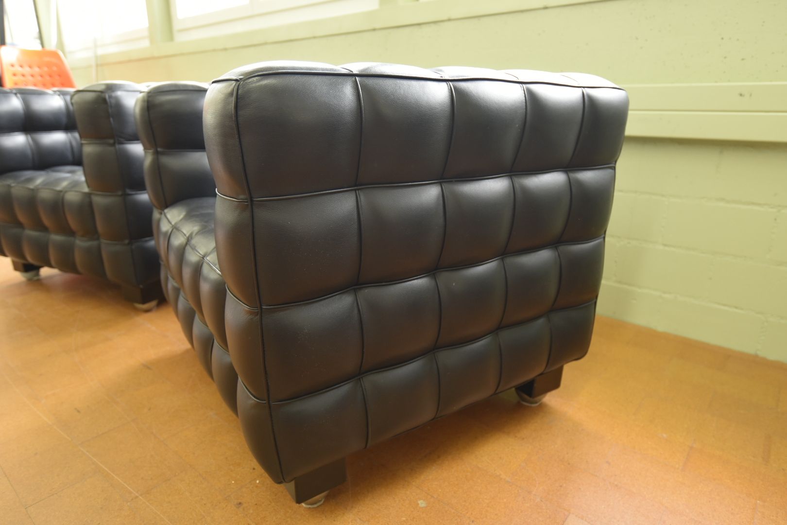 Poltrone: Paar Kubus-Sessel Josef Hoffmann – Usato da Lichtensteig venduto da Polsterwerk 4