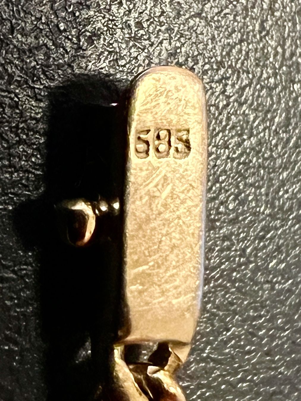 Colliers: Gold-Collier 14K mit 7 Diamanten – D'occasion à Chur par Penting1935 4