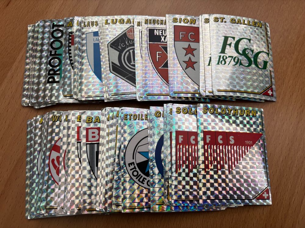 Lot De 330 Stickers Panini Football - Années 92 à 95, Occasion, Pour Collectionneurs
