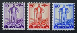 1936 PP Blockausschnitte W5-W7 ungebraucht *, Kat: 40.-