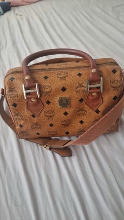 MCM Handtasche Visetos braun guter Zustand