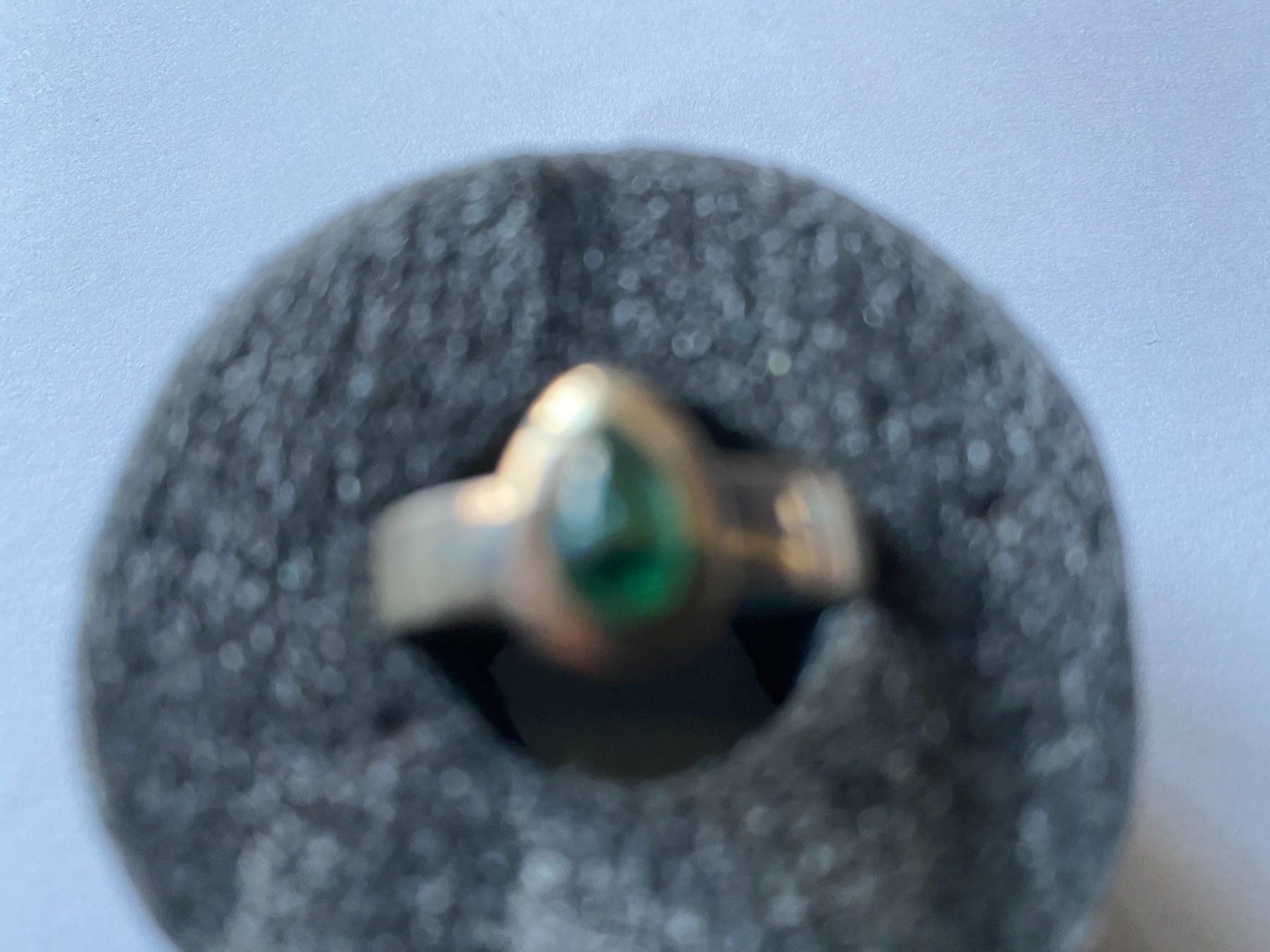 Ringe: Ring Silber/Smaragd, Durchm. 53mm (16) – Neu (gemäss Beschreibung) aus Muri b. Bern von Silberqualle 2