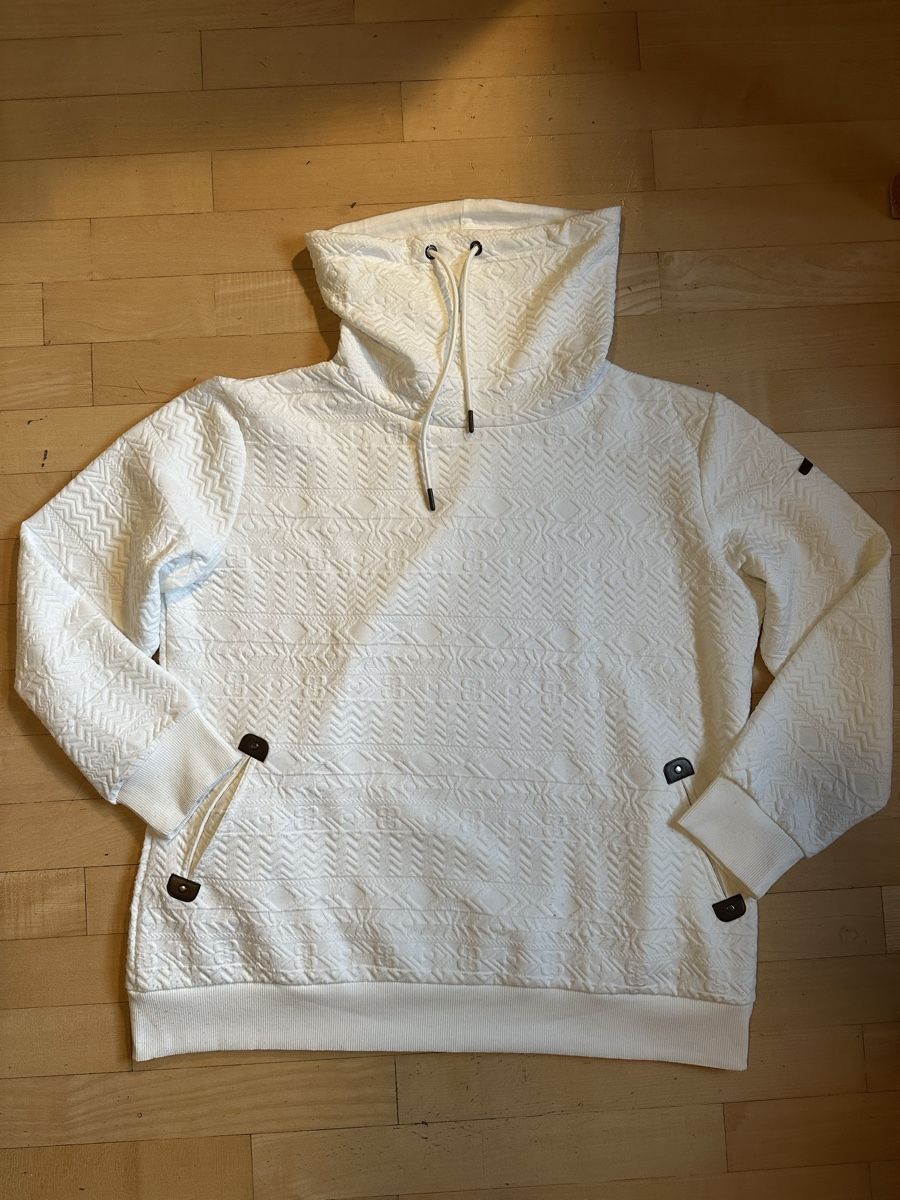 Maglioni & Felpe: Multiblu Kapuzenpullover, neuwertig, weiss, Grösse L – Usato da Hergiswil NW venduto da kaufe_at_kaufmann
