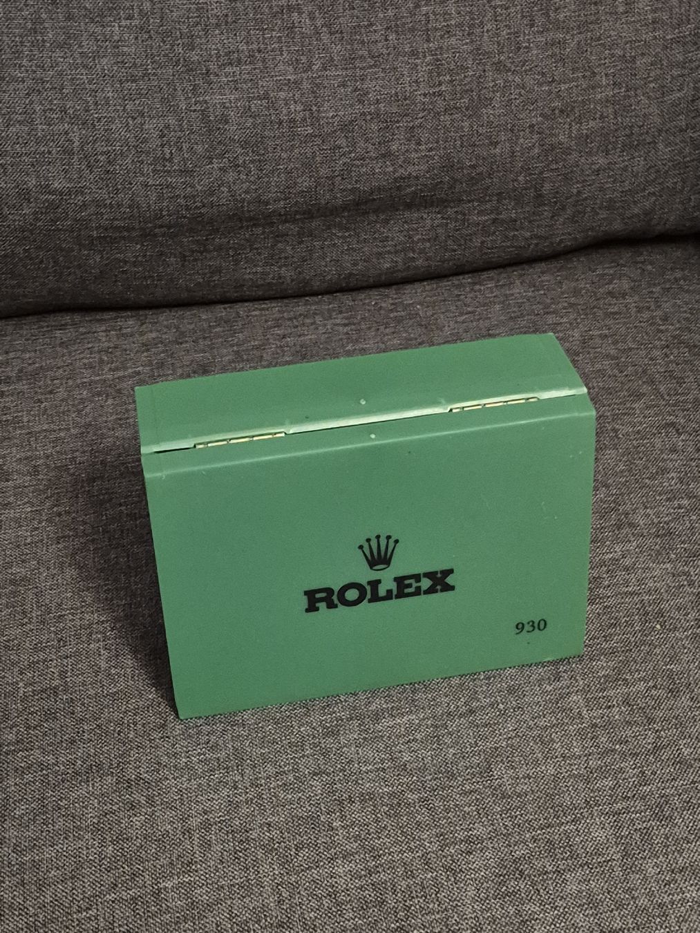 Rolex Scatole porta orologi: Scatola ROLEX originale verde, modello 930 - Ottima! – Usato da Lugano venduto da coccodrillo01 9