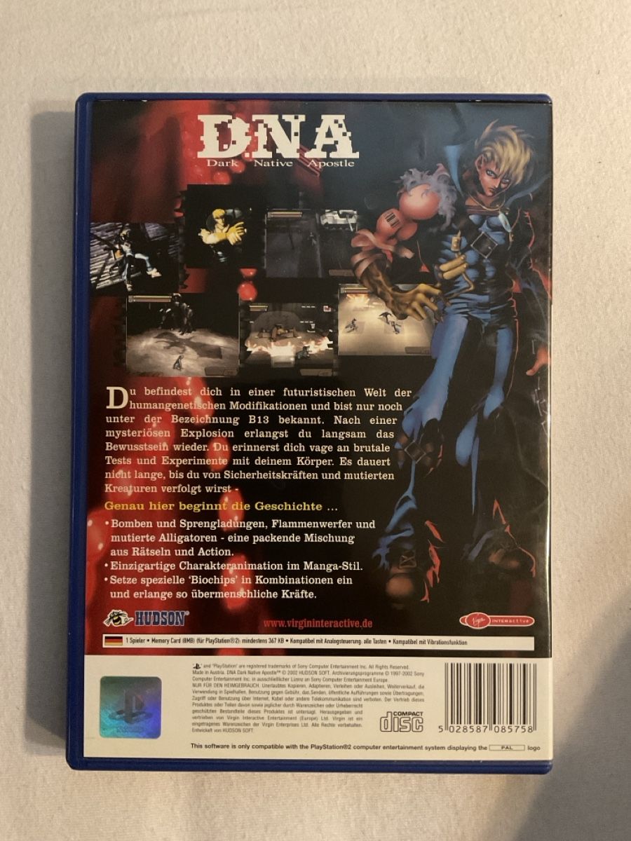Sony Giochi: DNA: Dark Native Apostle - PS2 Spiel – Usato da Gelterkinden venduto da isleb4 1