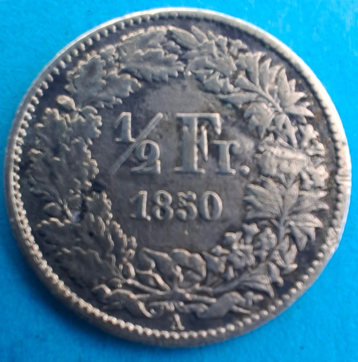 Alle Münzen: CHF___0.50 1850 SS – Gebraucht aus Fribourg von Kiki020