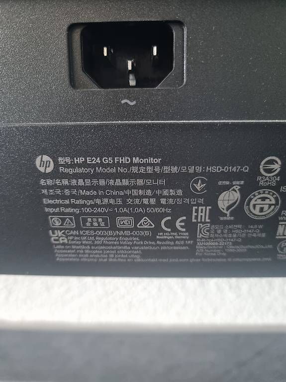 Monitor: 2x HP E24 G5 Full HD Monitore – Usato da Staufen venduto da Puzzelii 2