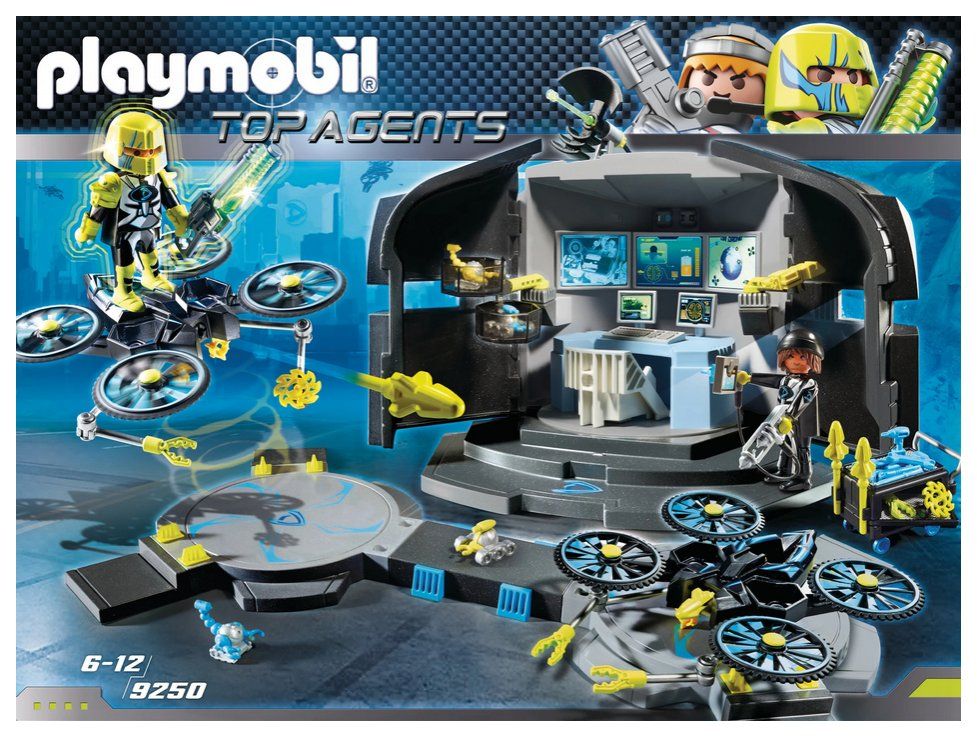 Playmobil Spielzeuge: Neu Playmobil Top Agent Dr. Drone's Command Center 9250 – Neu und originalverpackt aus Bettlach von Tradenet100 9