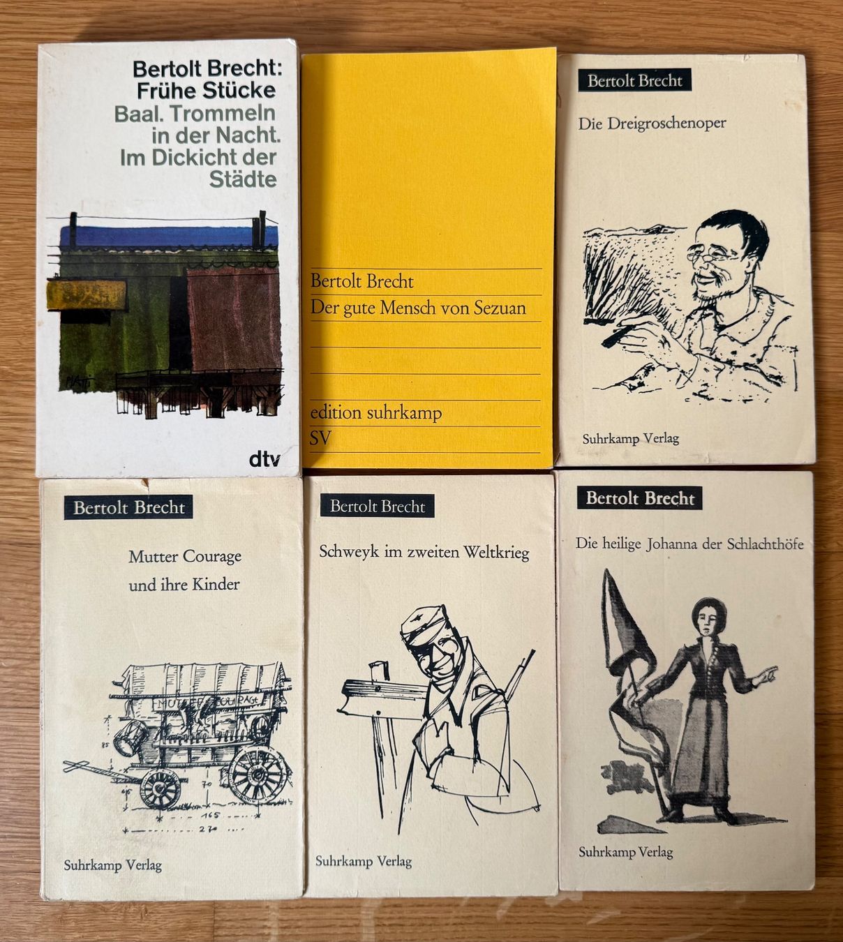 Libri: 6 Bücher: Bertolt Brecht – Usato da Ostermundigen venduto da airline-trolley