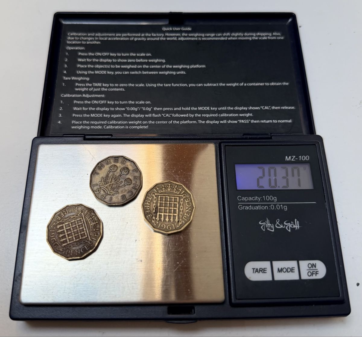 Tutti le monete: Pièces 3 Pence Royaume-Uni 1941 1961 1966 – Usato da La Tour-de-Trème venduto da Ahamaya 1