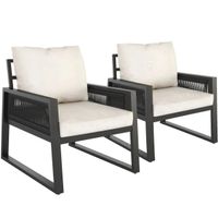 Alu Gartenlounge Set Rope Design Loungemöbel KELVARA
