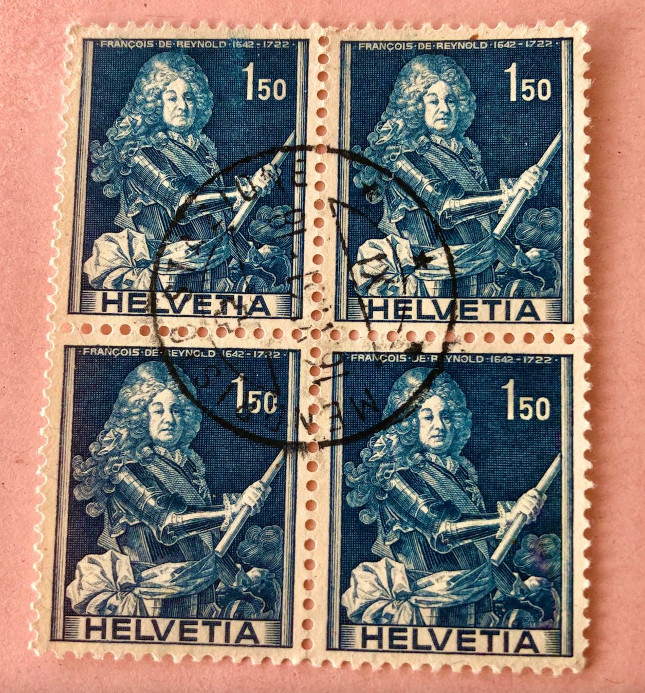 Tutti i francobolli: Viererblock Nr.250 Stempelt – Usato da Aarau venduto da Billa007
