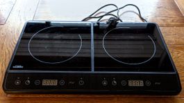 Plaque de cuisson vitrocéramique double 3500W Valberg
