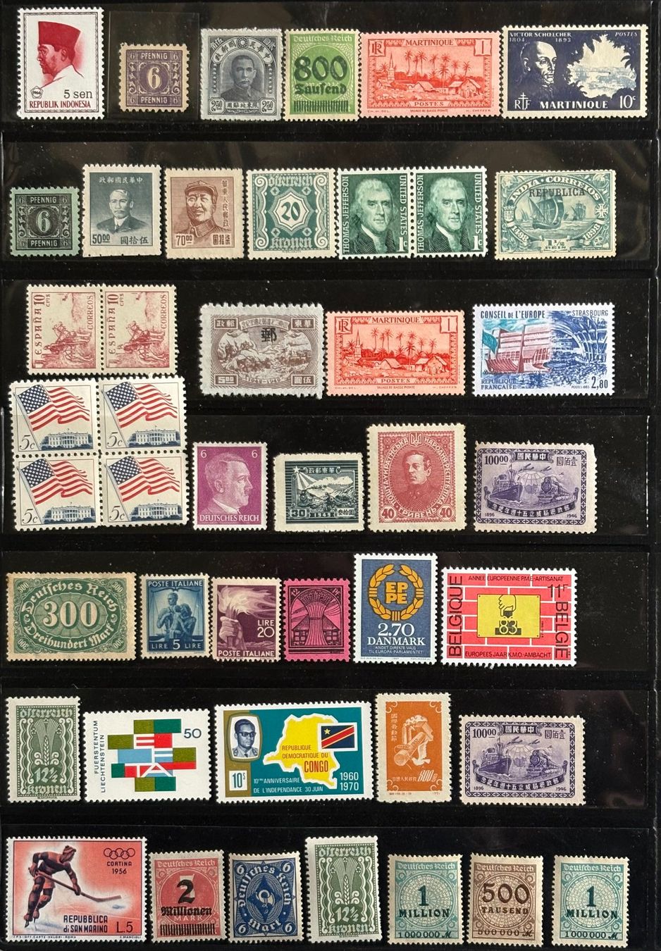 Tutti i francobolli: LOT BRIEFMARKEN INTERNATIONAL – Usato da Ostermundigen venduto da Wyatt-Earp 1