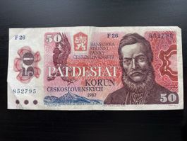 Billet Tchéquie 🇨🇿 1987