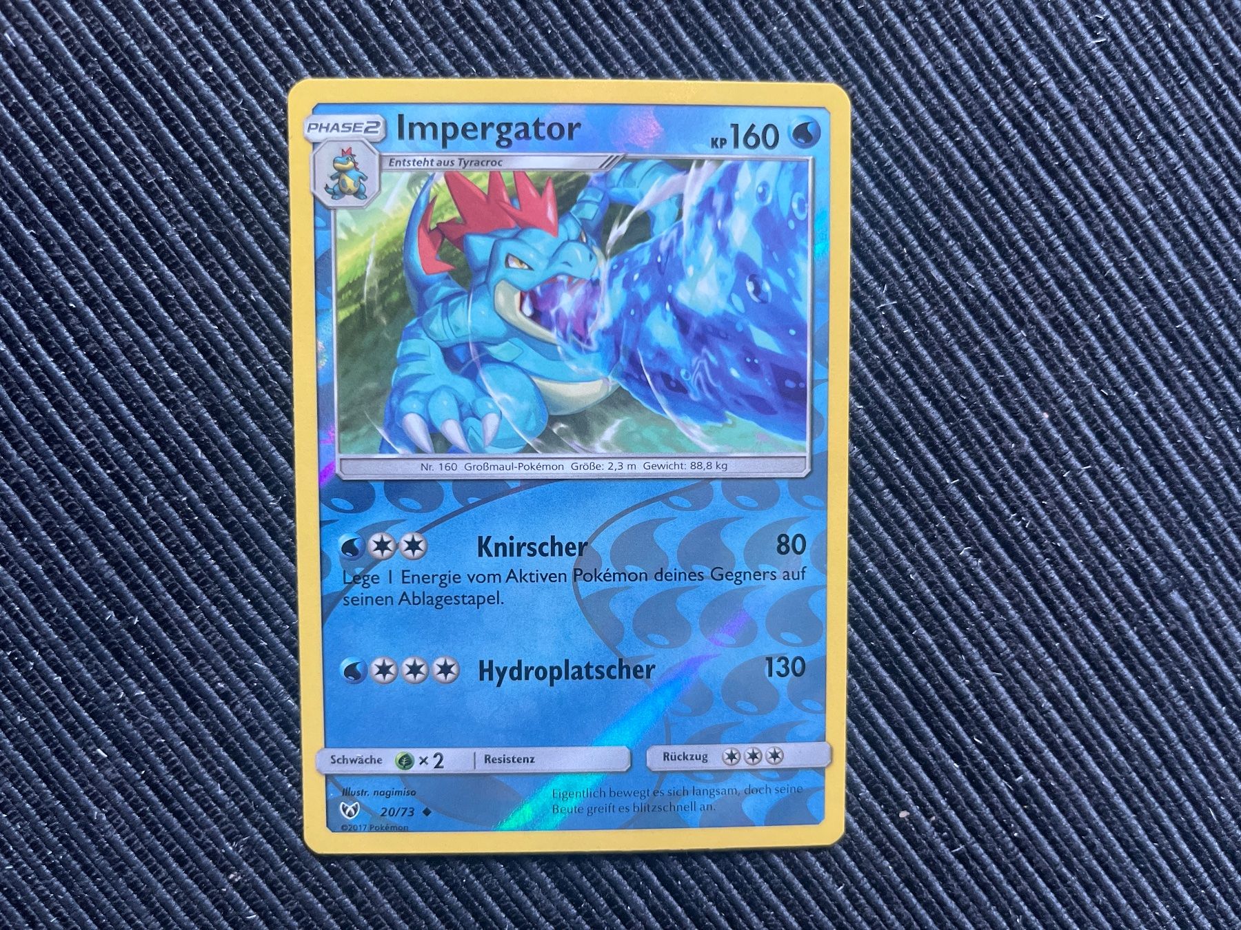 Pokémon Sammelbilder & Trading cards: Pokemon Impergator Reverse Holo Shining Legends Near Mint – Neu (gemäss Beschreibung) aus Wabern von Collectfun