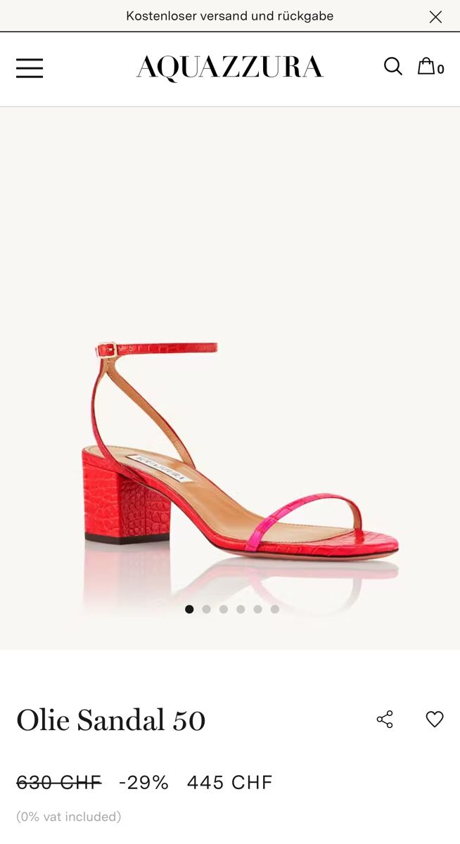 Aquazzura Damenschuhe: Aquazurra Olie Sandal – Neu (gemäss Beschreibung) aus Schaffhausen von LisaU 6
