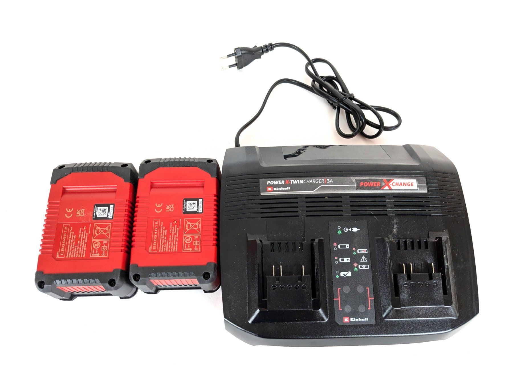 Einhell Batterie: EINHELL Power X-Twincharger 3A Inkl. 2 Akkus – Usato da Thun venduto da Restwert_Thun 2