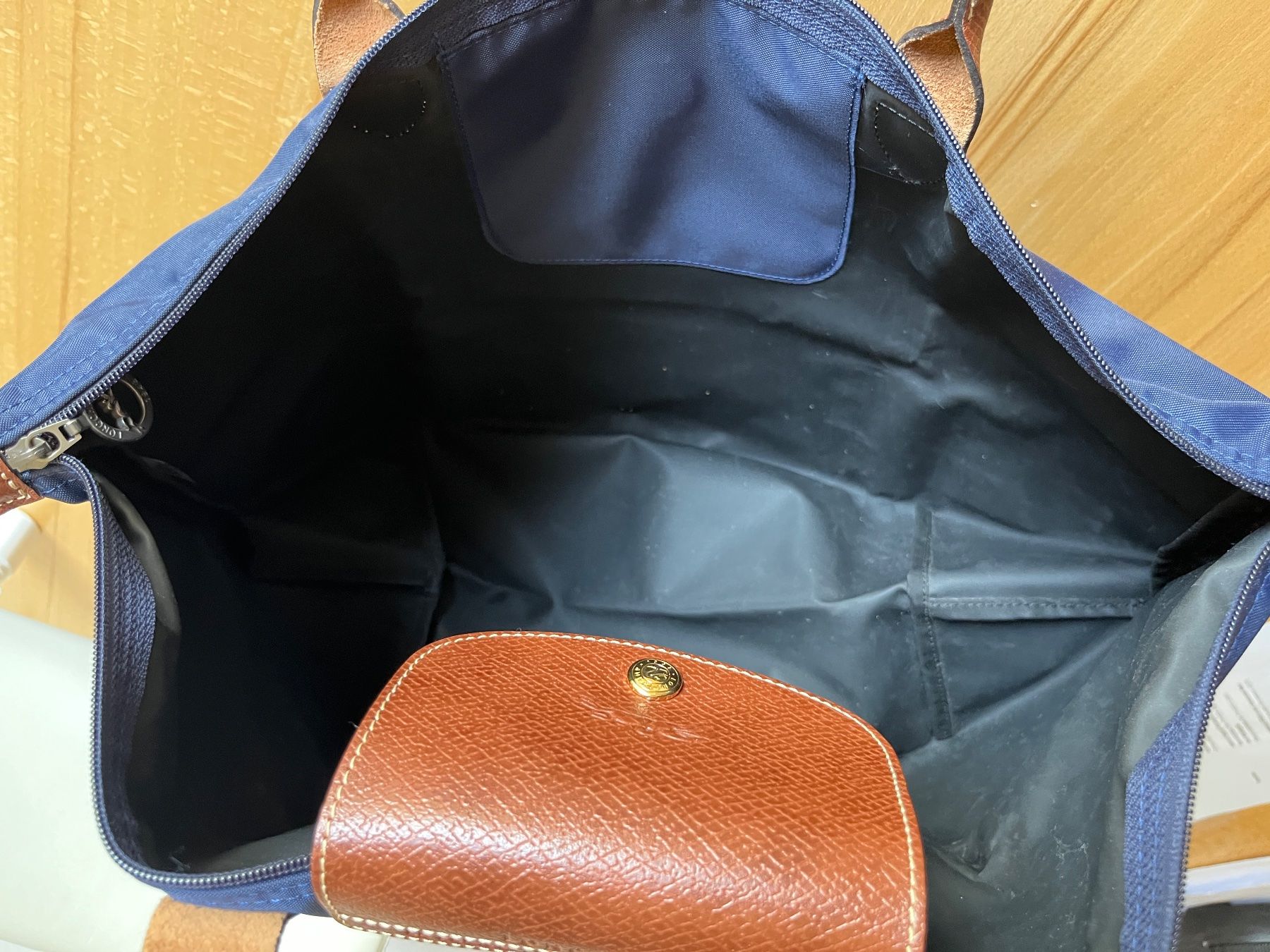 Longchamp Borse da donna: Longchamp La Pliage, Grösse M, dunkelblau – Usato da Baar venduto da Aatina 2