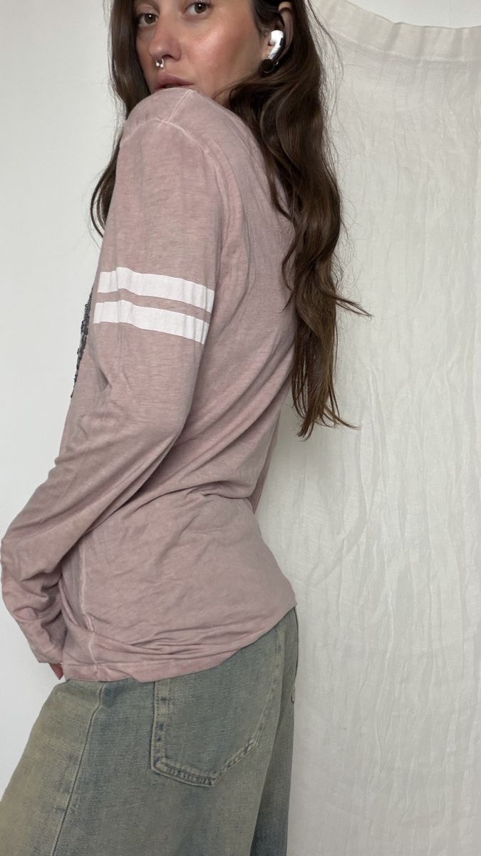 Tops: Pink longsleeve with sequins  – Gebraucht aus Knonau von Grapesvintage 4