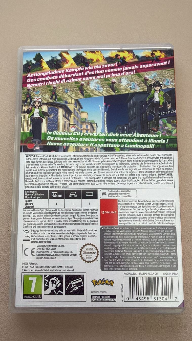Pokémon Giochi: Pokémon Legende ZA - Nintendo Switch – Usato da Montagnola venduto da mattbert86 1
