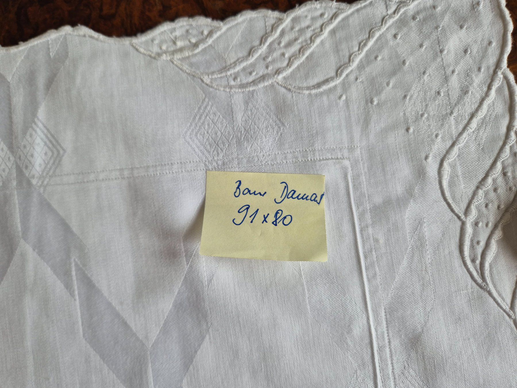 Biancheria da letto: Vintage Kissenbezug mit Monogramm – Usato da Bern venduto da aronari 6