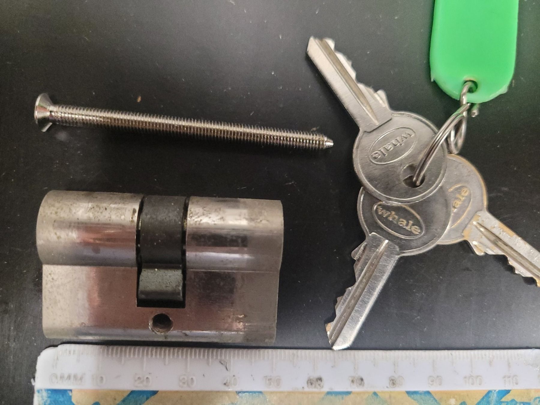 Cilindri per serratura: Cylindre 50mm avec 3 clefs – Usato da Courtaman venduto da Bluejazz