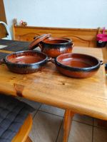Römertöpfe Keramik-Set (Topf mit Deckel + 2 Schalen)