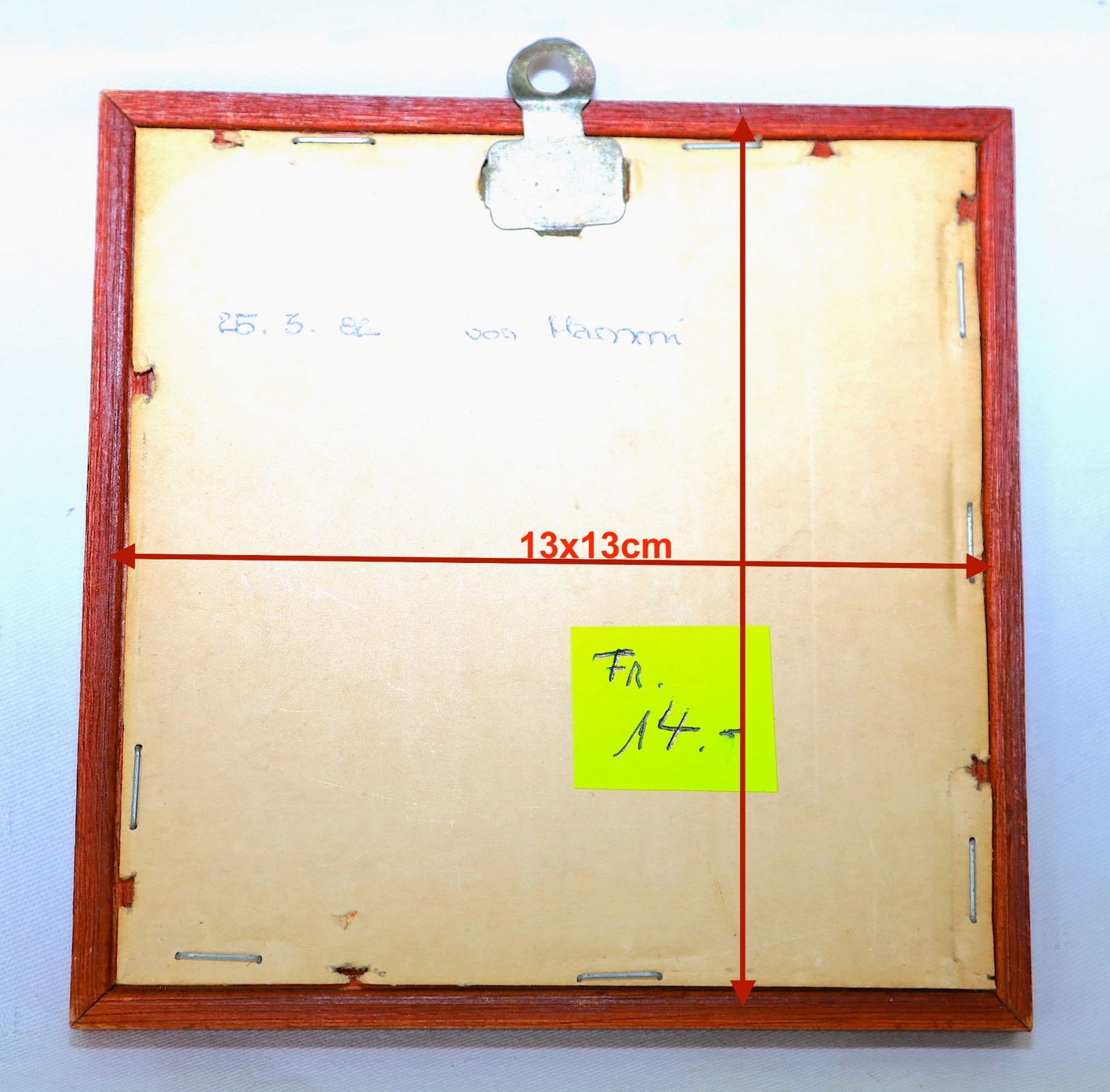 Cornici: PIERRO KERAMIKKACHEL EIN GERAHMT 13x13CM – Usato da Ipsach venduto da Merlux 2