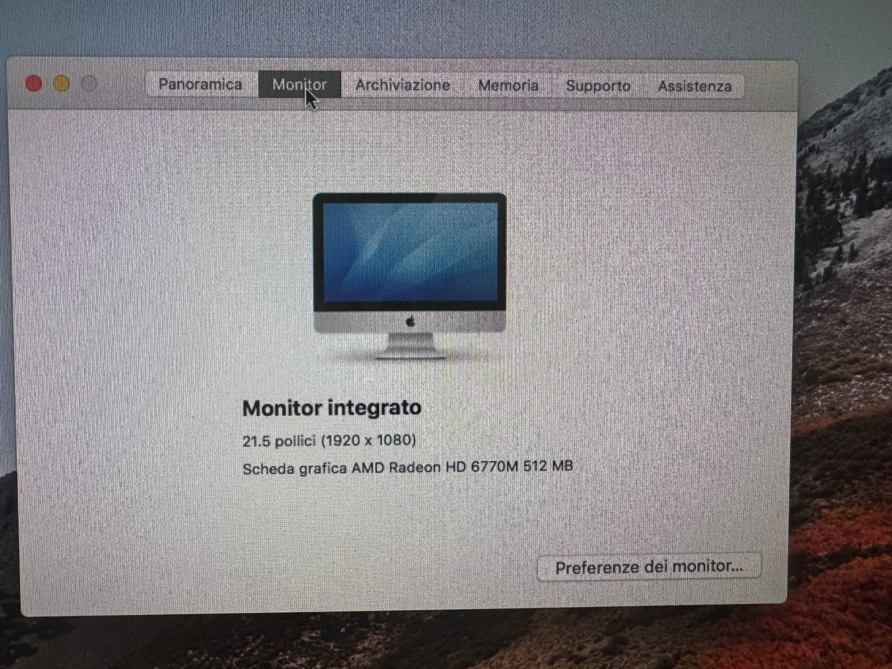 Apple PC: iMac 21.5" Mi 2011 Intel Core i7 16 Go RAM 2 To HDD – Difettoso da Bellinzona venduto da tiger_6500 3