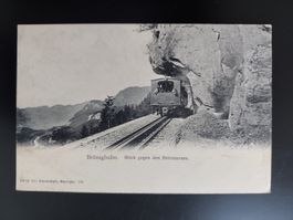 Brünigbahn Blick gegen den Brienzersee alt