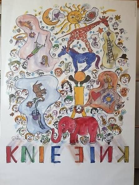 Foto & Immagini: KNIE Plakat von Dimitri) – Usato da Wil SG venduto da Drop4