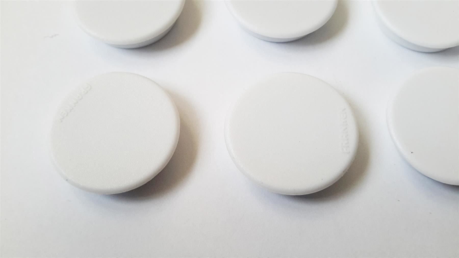 Calamite: Magnete 10 Stück, 24 mm, weiss – Nuovo e nell'imballaggio originale da St. Gallen venduto da cointec 2