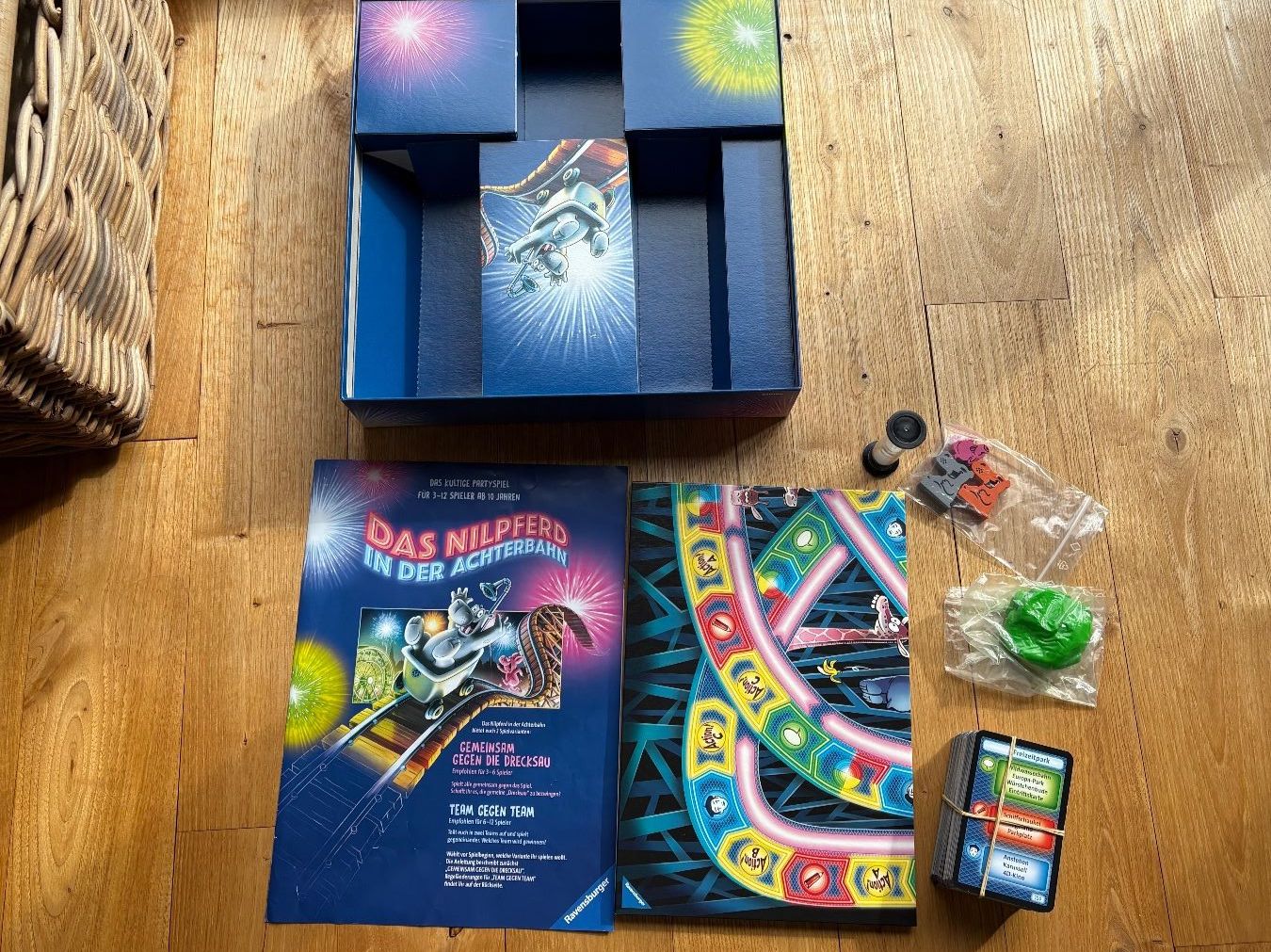 Ravensburger Giochi: Das Nilpferd in der Achterbahn Partyspiel – Usato da Gelterkinden venduto da TeamFrey 3