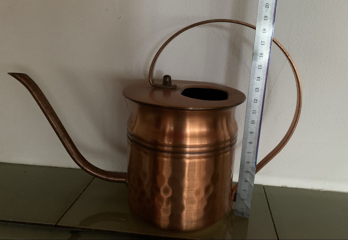 Annaffiatura & Irrigazione: Kupfer Giesskanne, 1 Liter – Usato da Egg b. Zürich venduto da ohtannenbaum 1